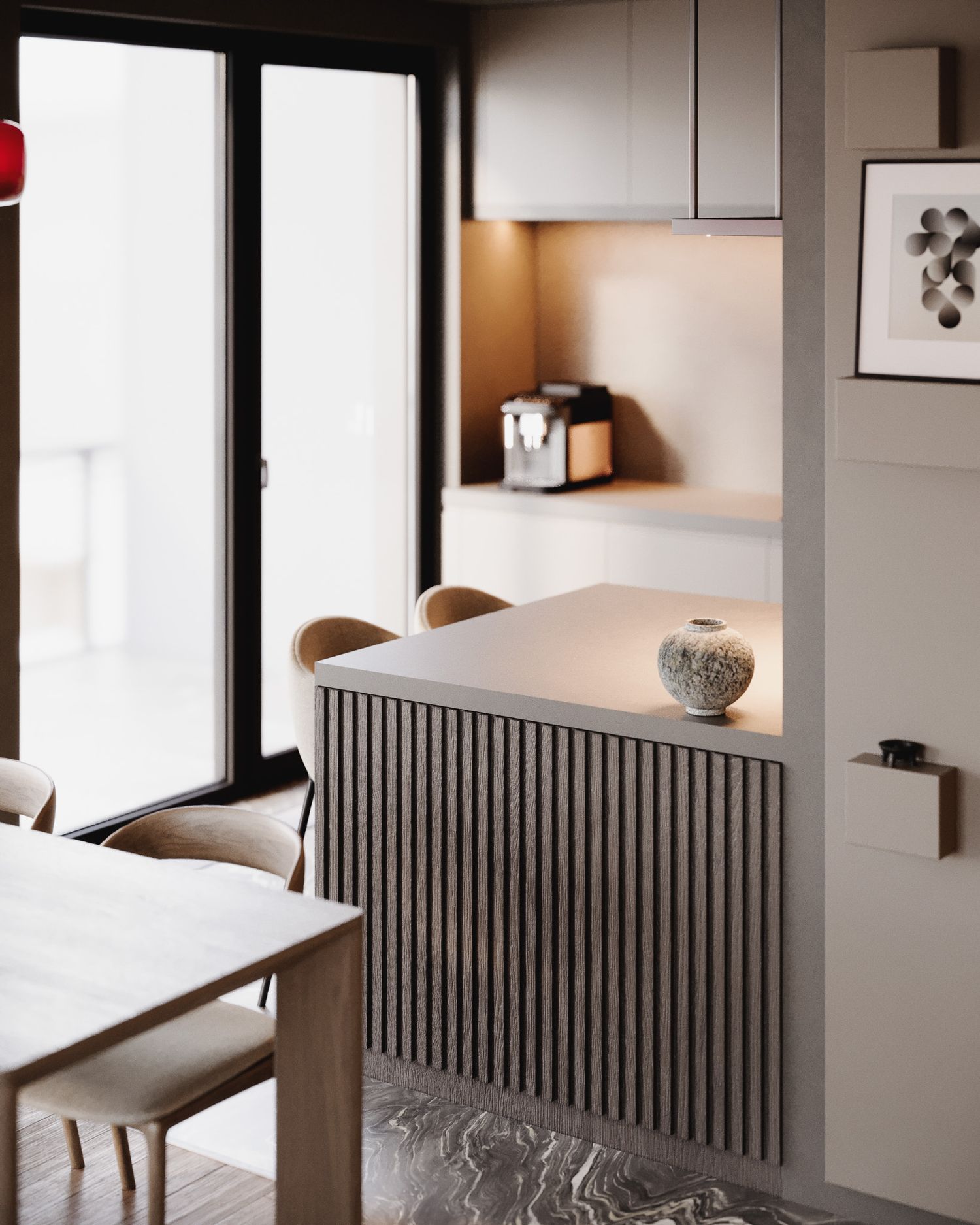Nowoczesny apartament w Warszawie — projektowanie wnętrz Wrocław, we.make (2)