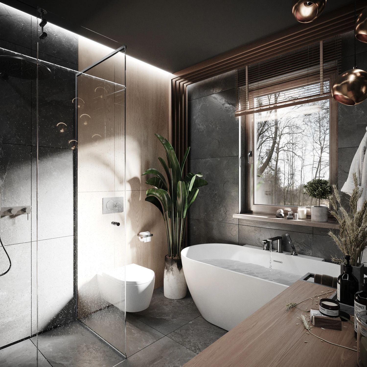 Dom w stonowanej elegancji — projektowanie wnętrz Wrocław, we.make (3)