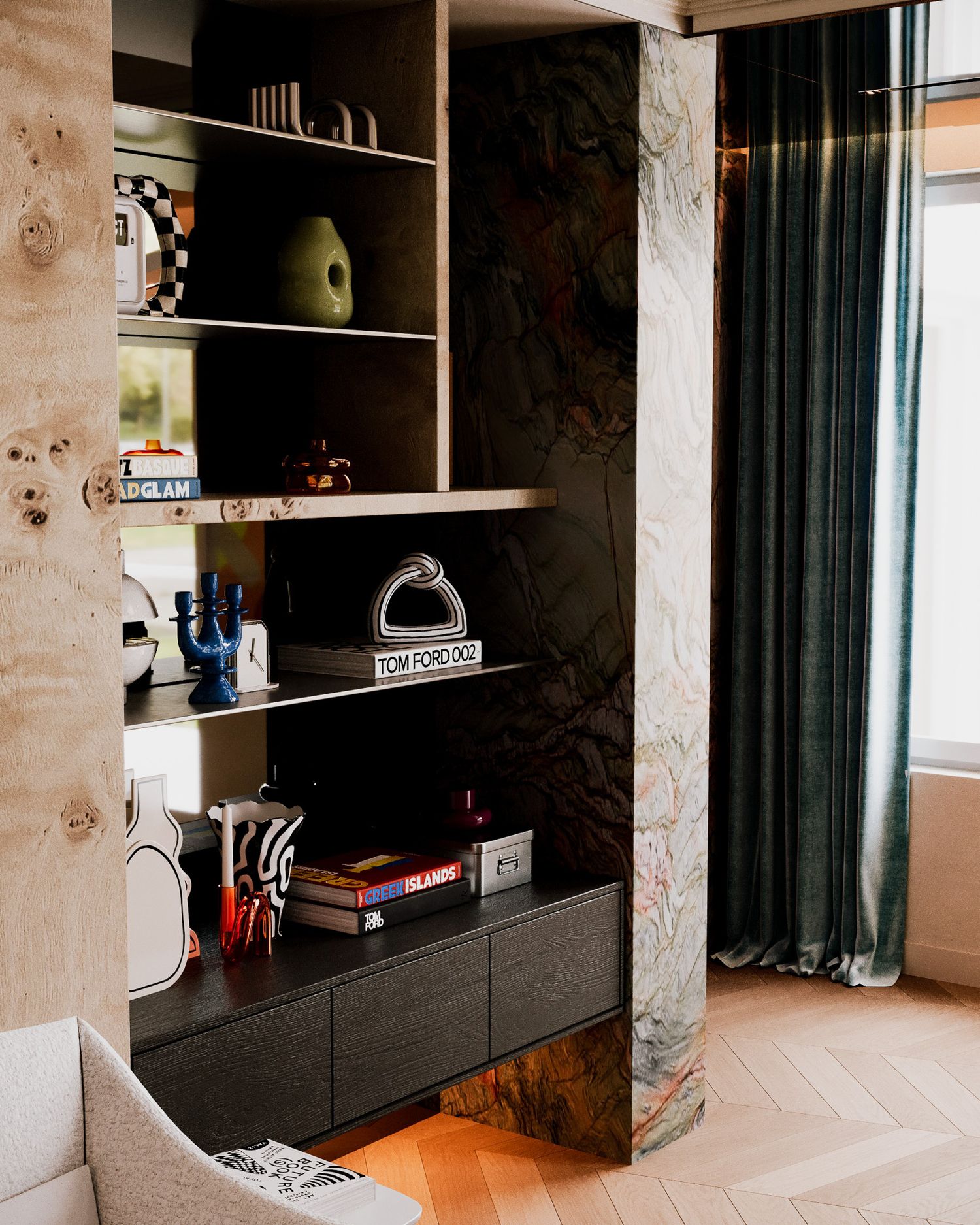 Apartament przyjemnie ostentacyjny — projektowanie wnętrz Wrocław, we.make (2)