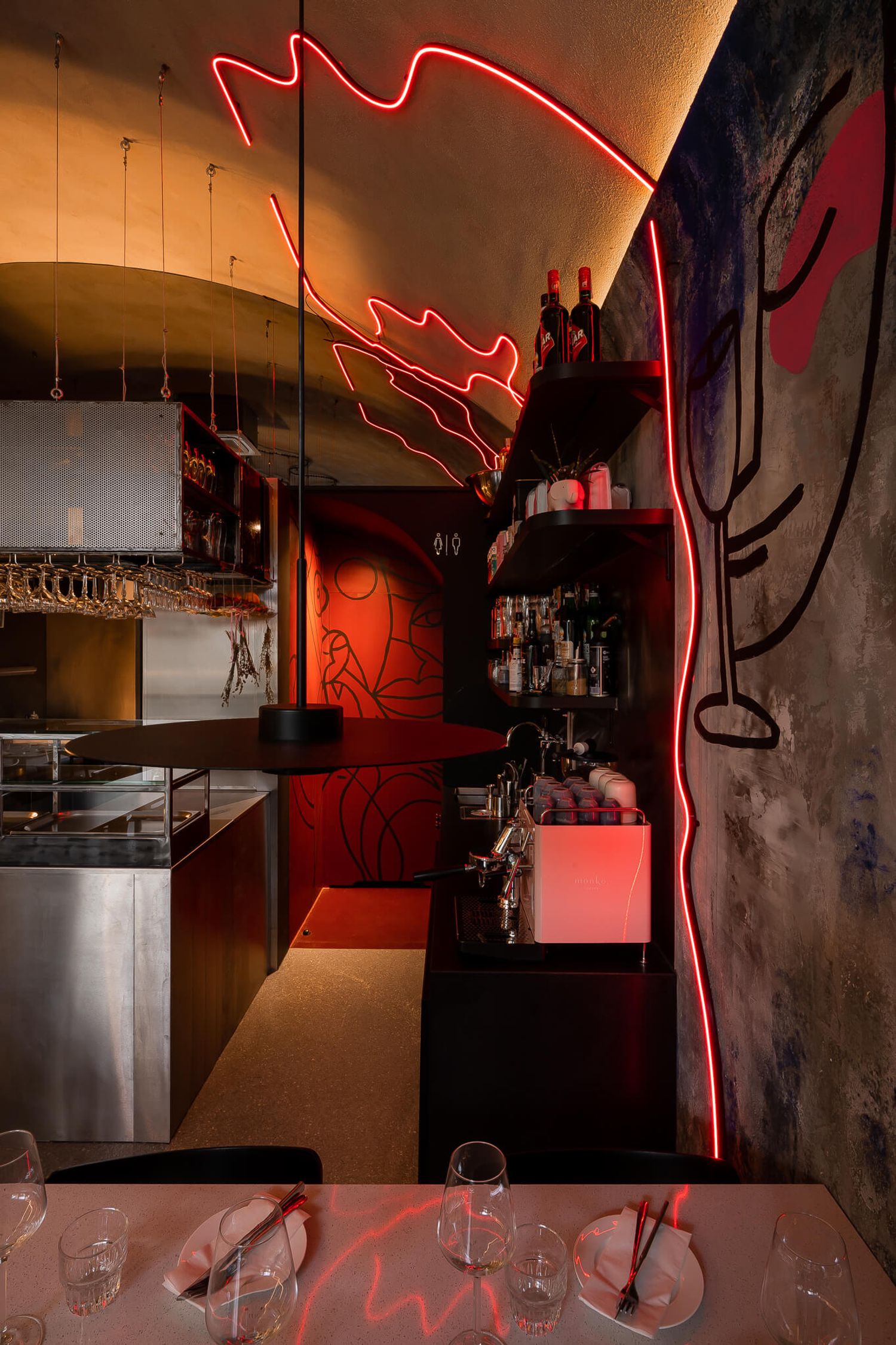 Restauracja Usta Usta — projektowanie wnętrz Wrocław, we.make (3)
