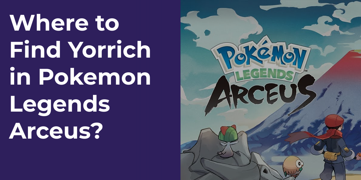 Where to Find Yorrich in Pokemon Legends Arceus?