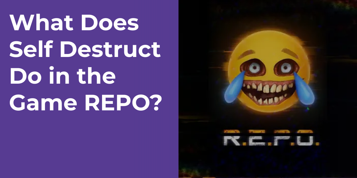 What Does Self Destruct Do in the Game REPO?
