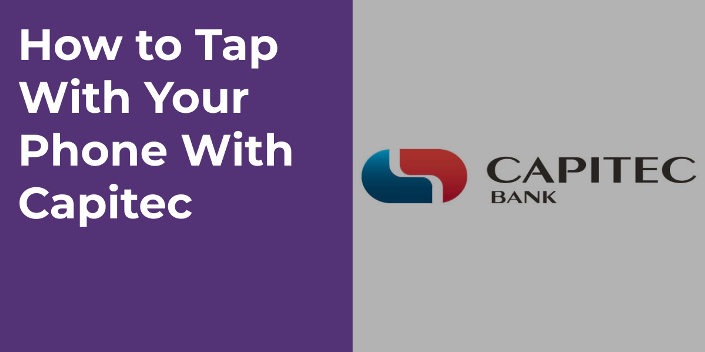How to Tap With Your Phone With Capitec