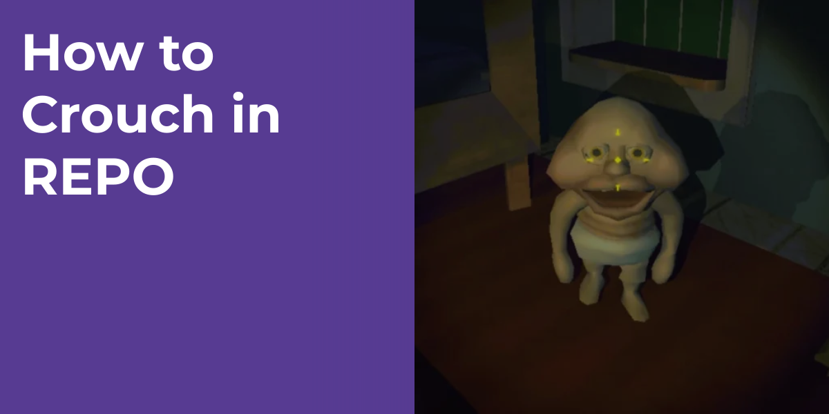 How to Crouch in REPO