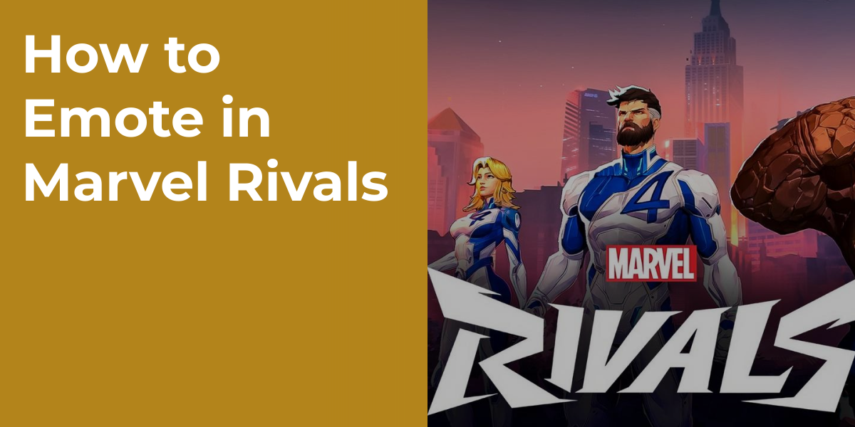 How to Emote in Marvel Rivals