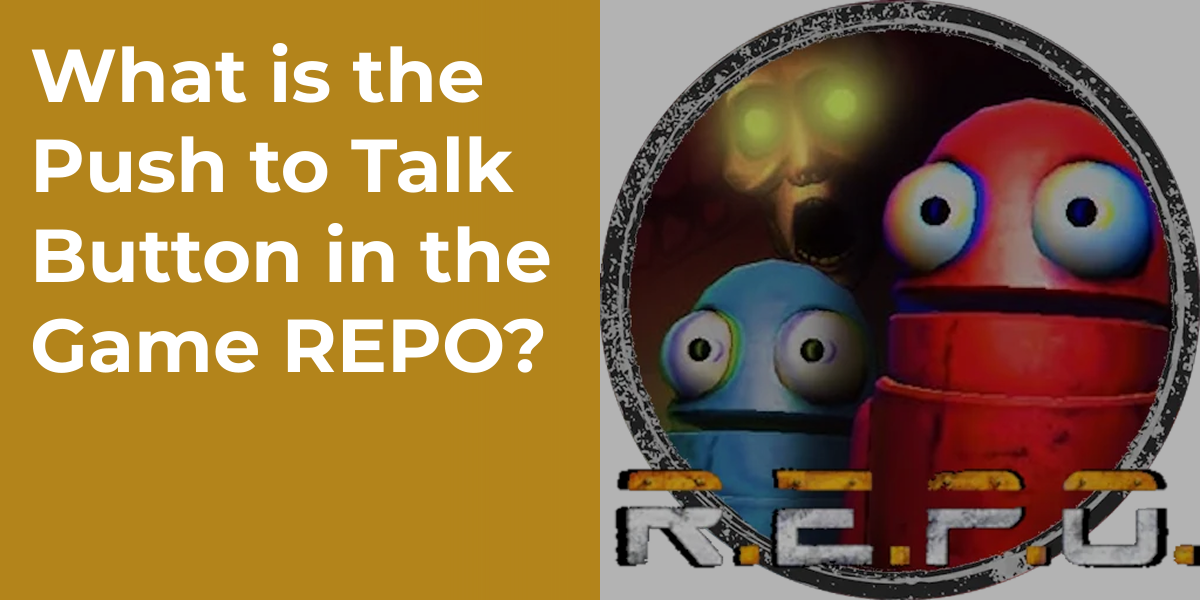 What is the Push to Talk Button in the Game REPO?