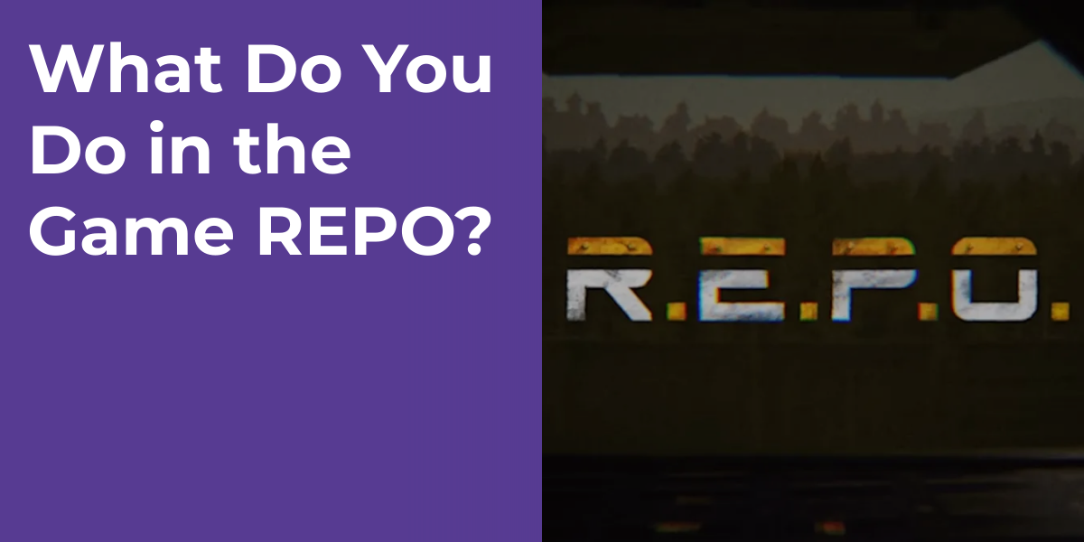 What Do You Do in the Game REPO?