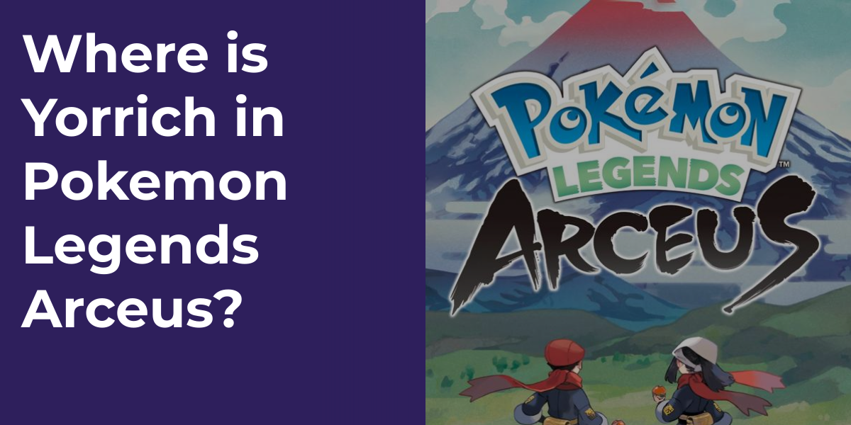 Where is Yorrich in Pokemon Legends Arceus?