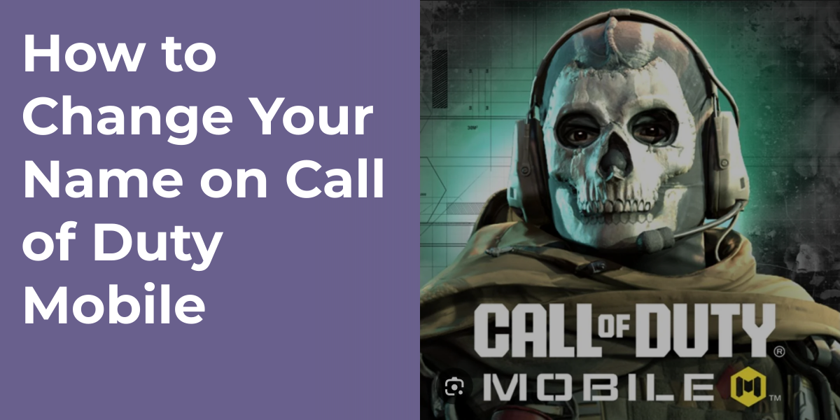 How to Change Your Name on Call of Duty Mobile