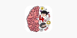 Brain Test 4: Tricky Friends logo