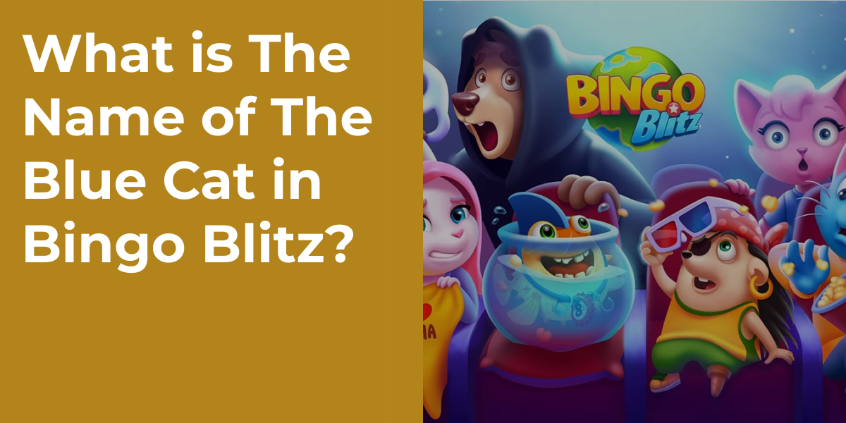 What is The Name of The Blue Cat in Bingo Blitz?