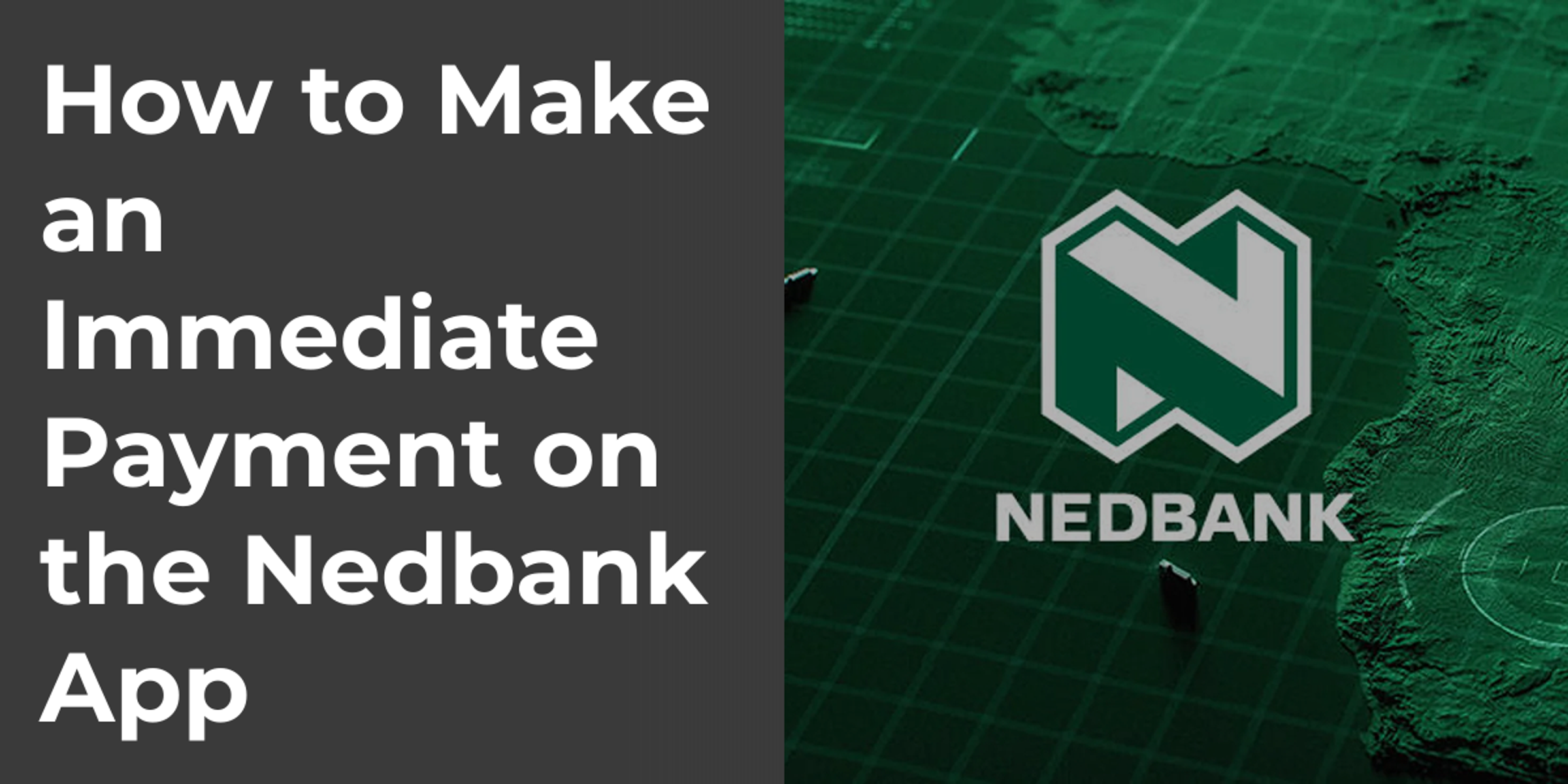 How to Make an Immediate Payment on the Nedbank App