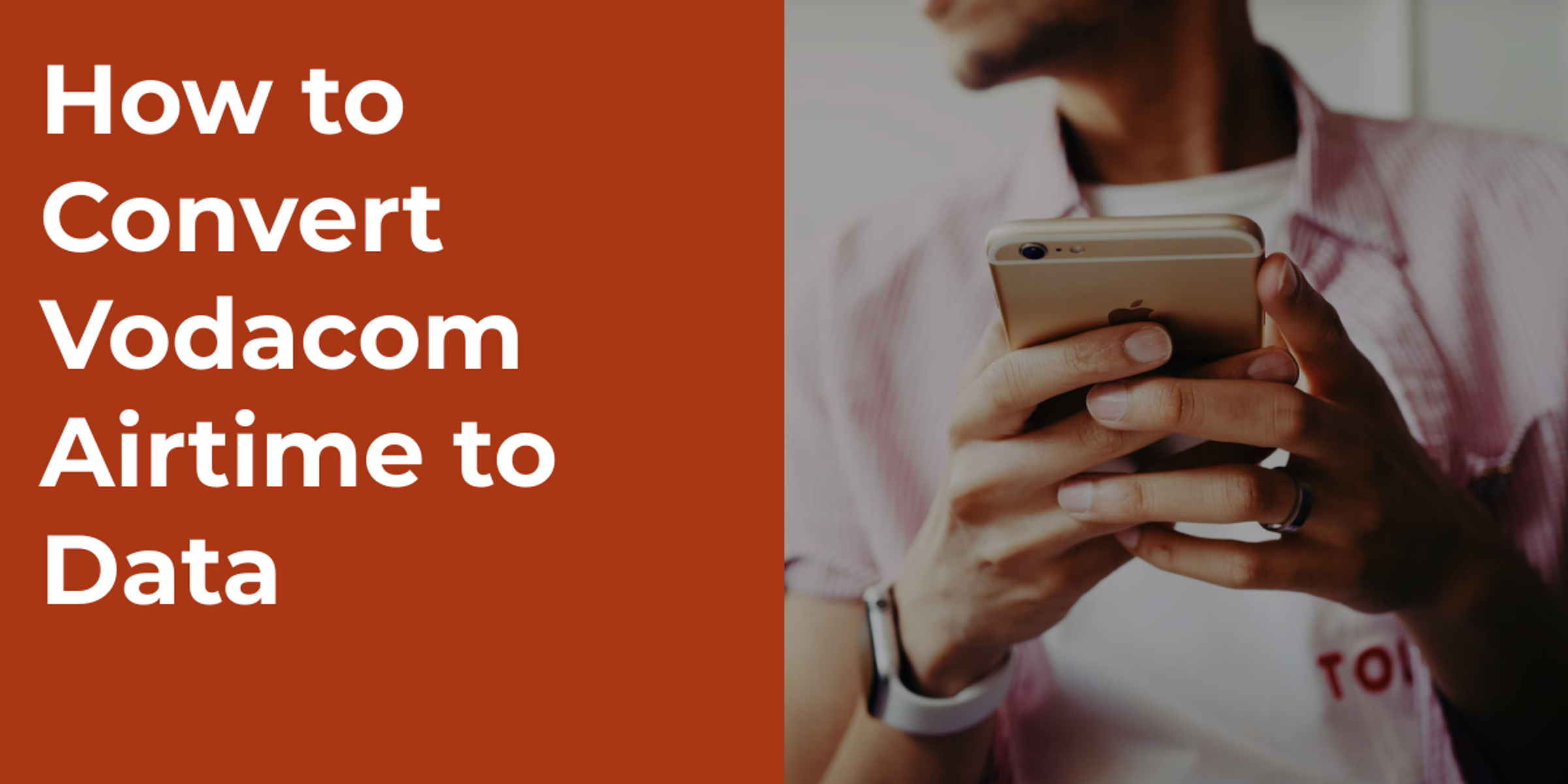 How to Convert Vodacom Airtime to Data