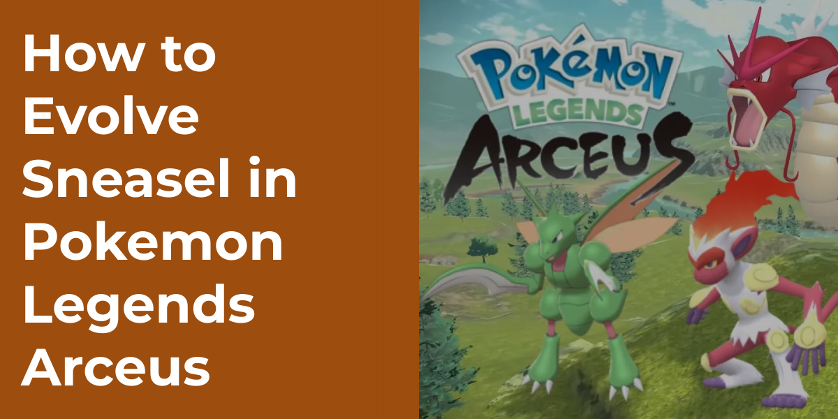 How to Evolve Sneasel in Pokemon Legends Arceus