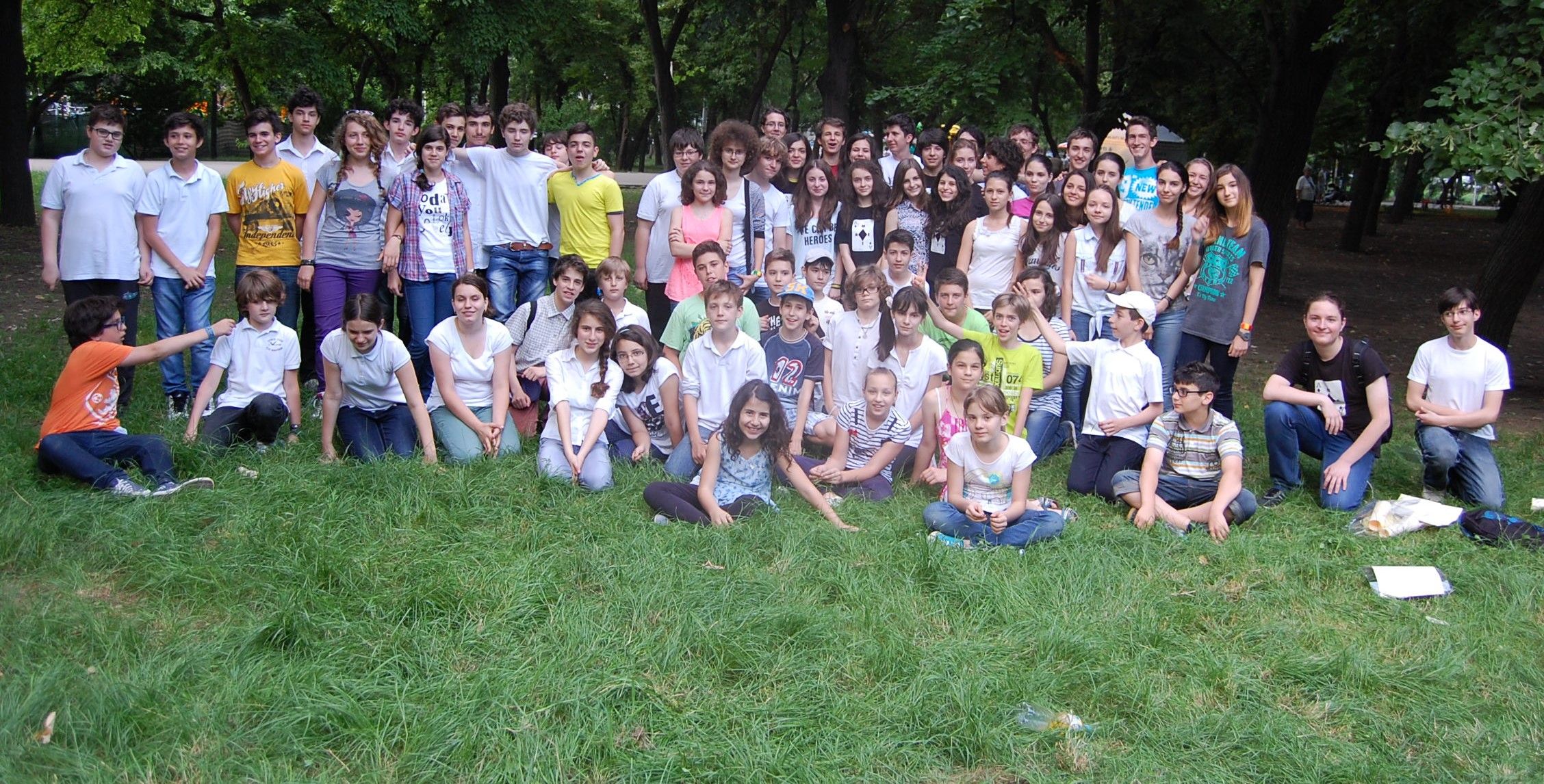 Cercul de matematică — fotografie de grup
