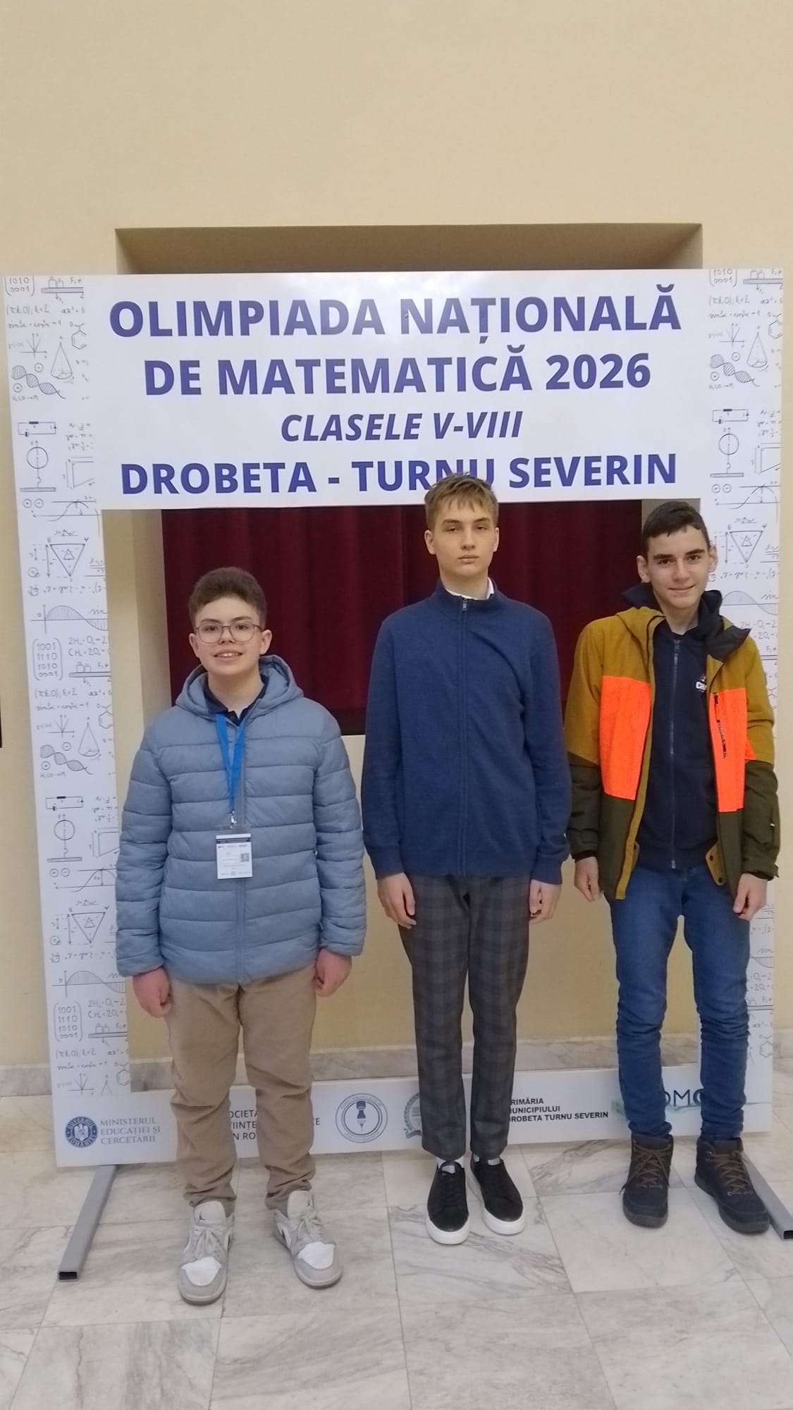 Lotul Școlii Gimnaziale nr. 97 la cea de-a 76-a Olimpiadă Națională de Matematică, Drobeta Turnu-Severin — fotografia 1