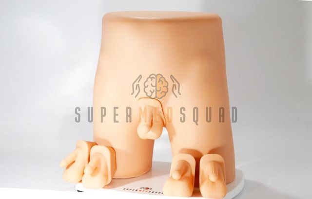 Trainer per l'esame scrotale pediatrico