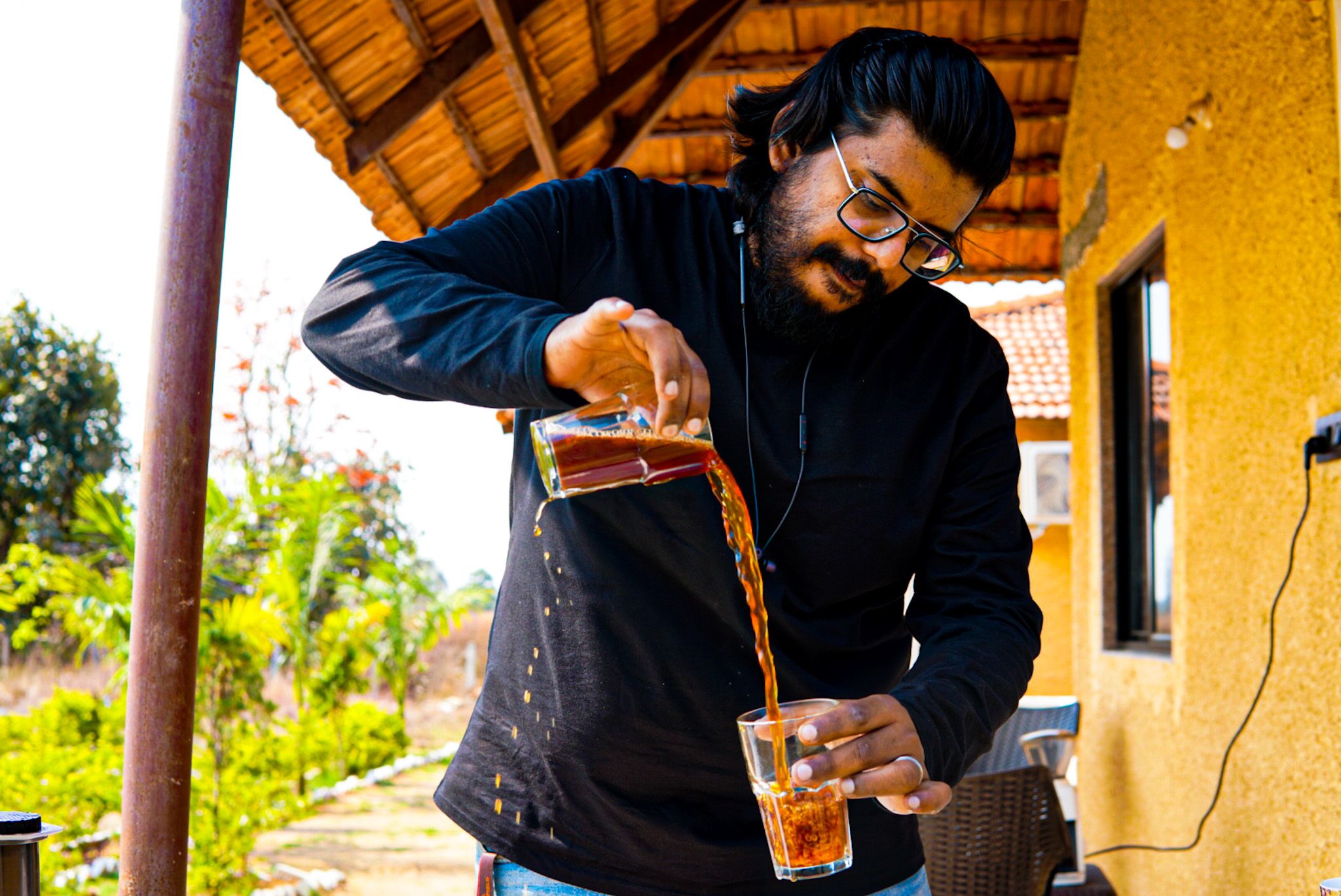 Binny Varghese Barista On Bike