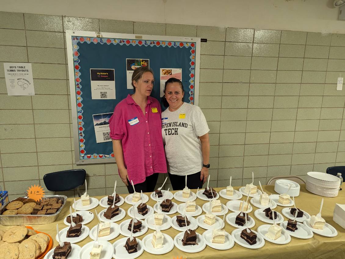 PTA staff at PTA bake sale - Image 2