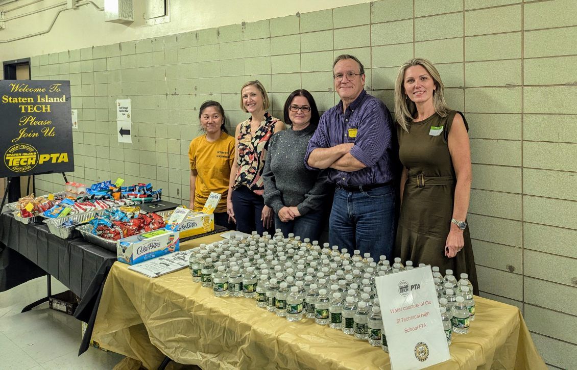 PTA staff at PTA bake sale - Image 1