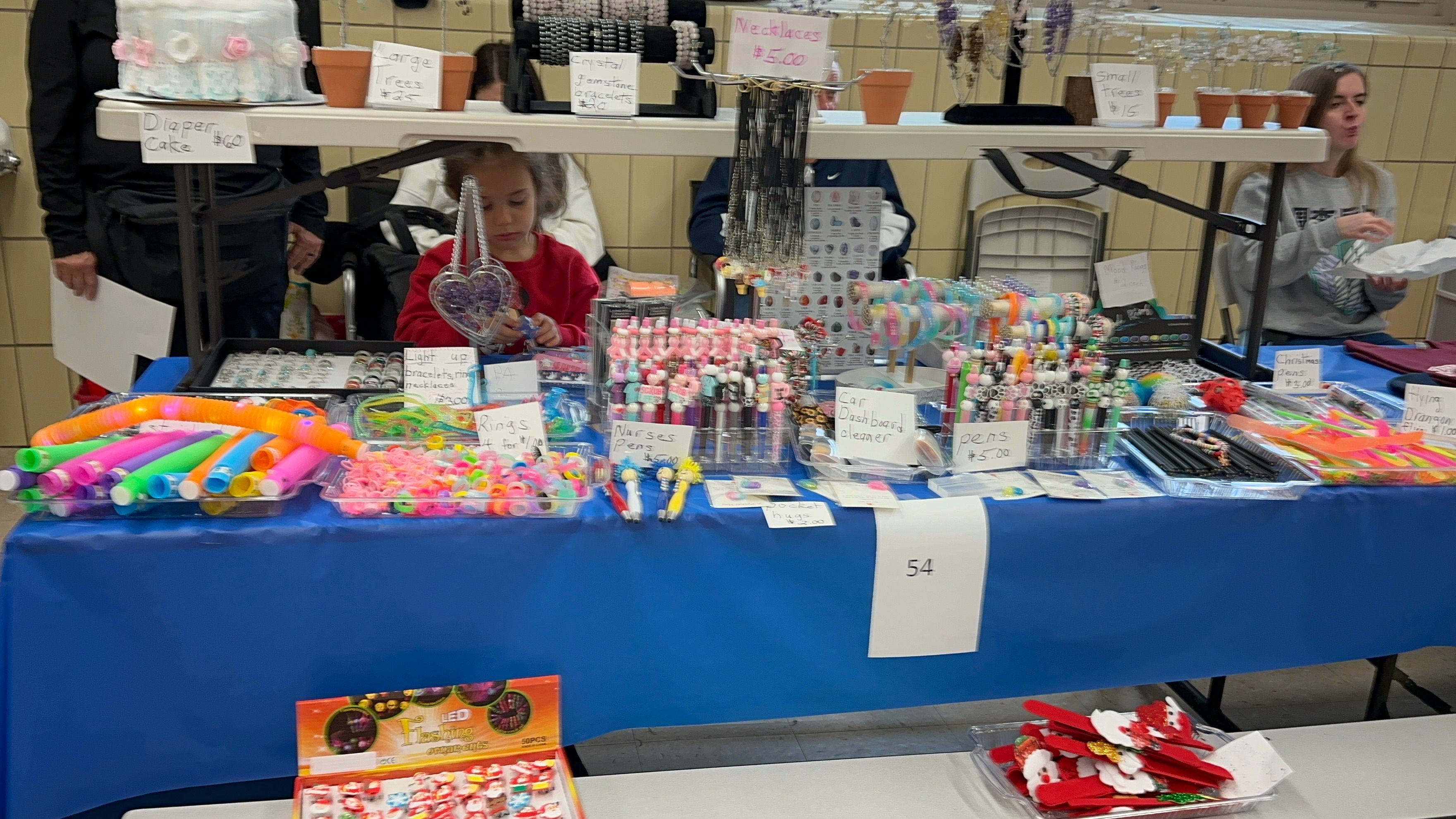 Sale of various items at fair