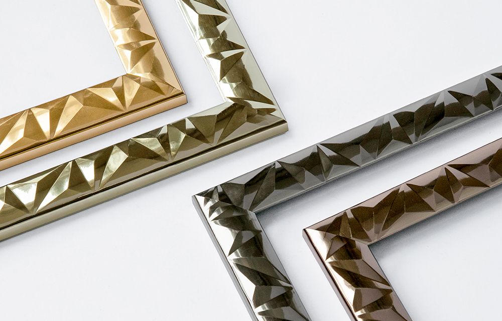3 Metallic Frame Moulding Collections Picks by Intco Framing