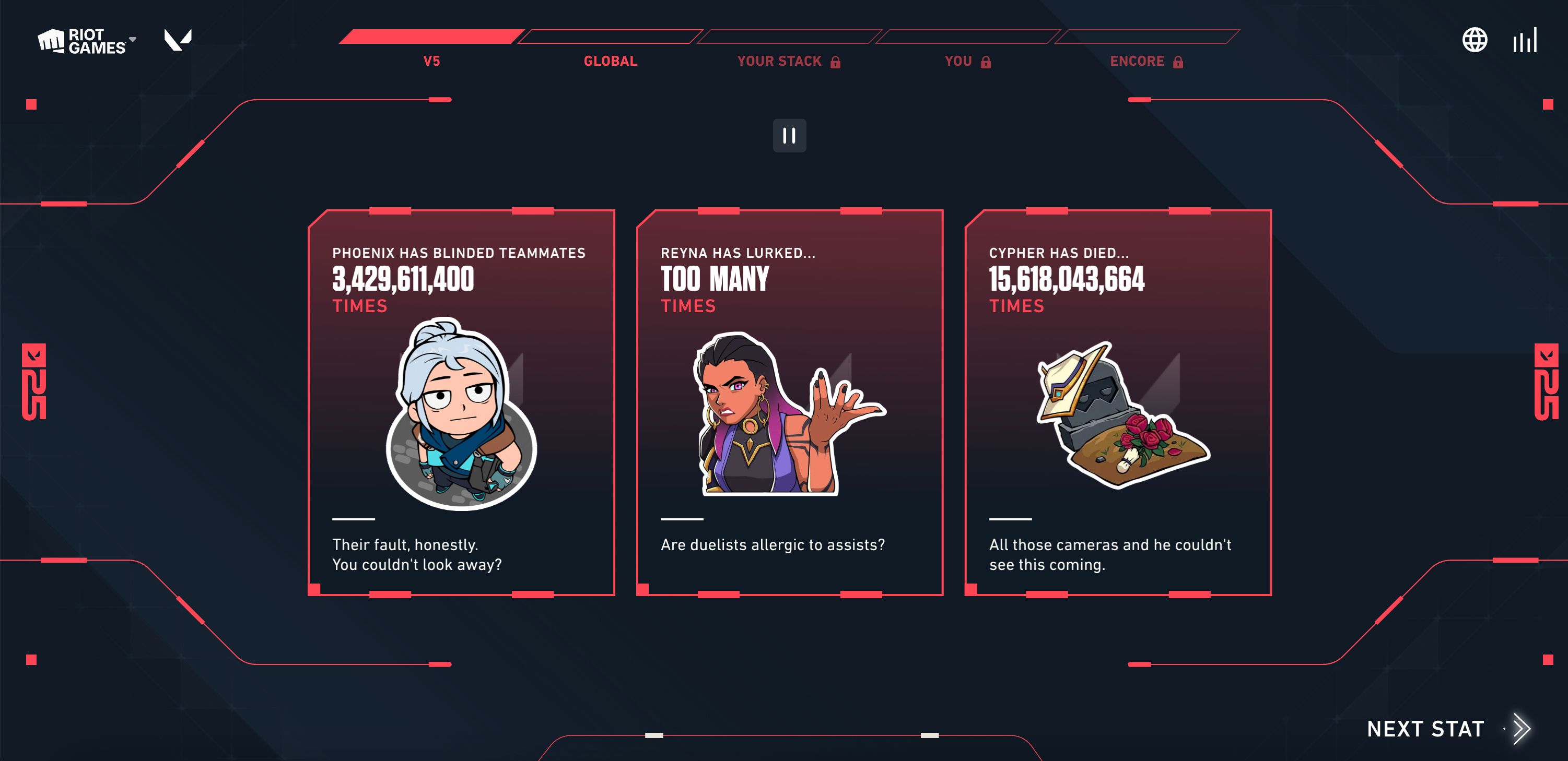 Riot Games marketing site homepage