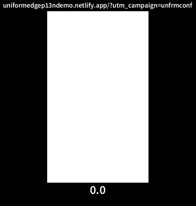 Gif of page loading without snags or flickers