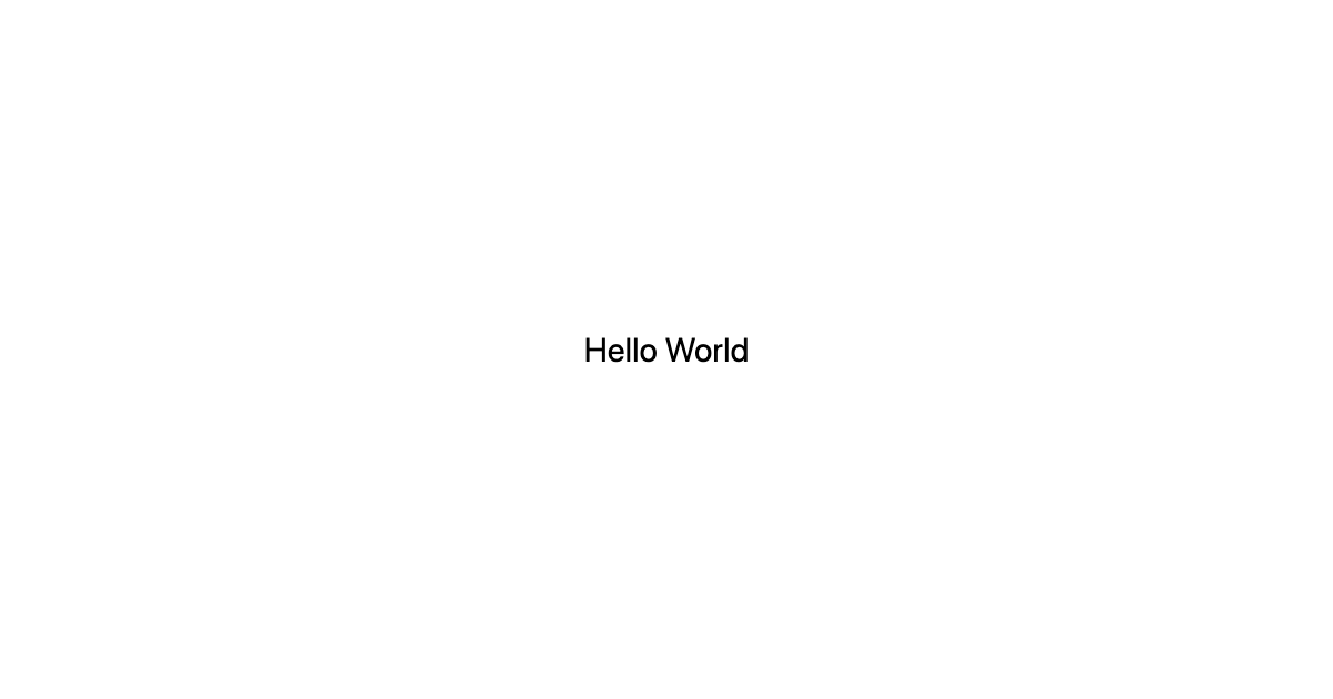 Hello World Example OG image