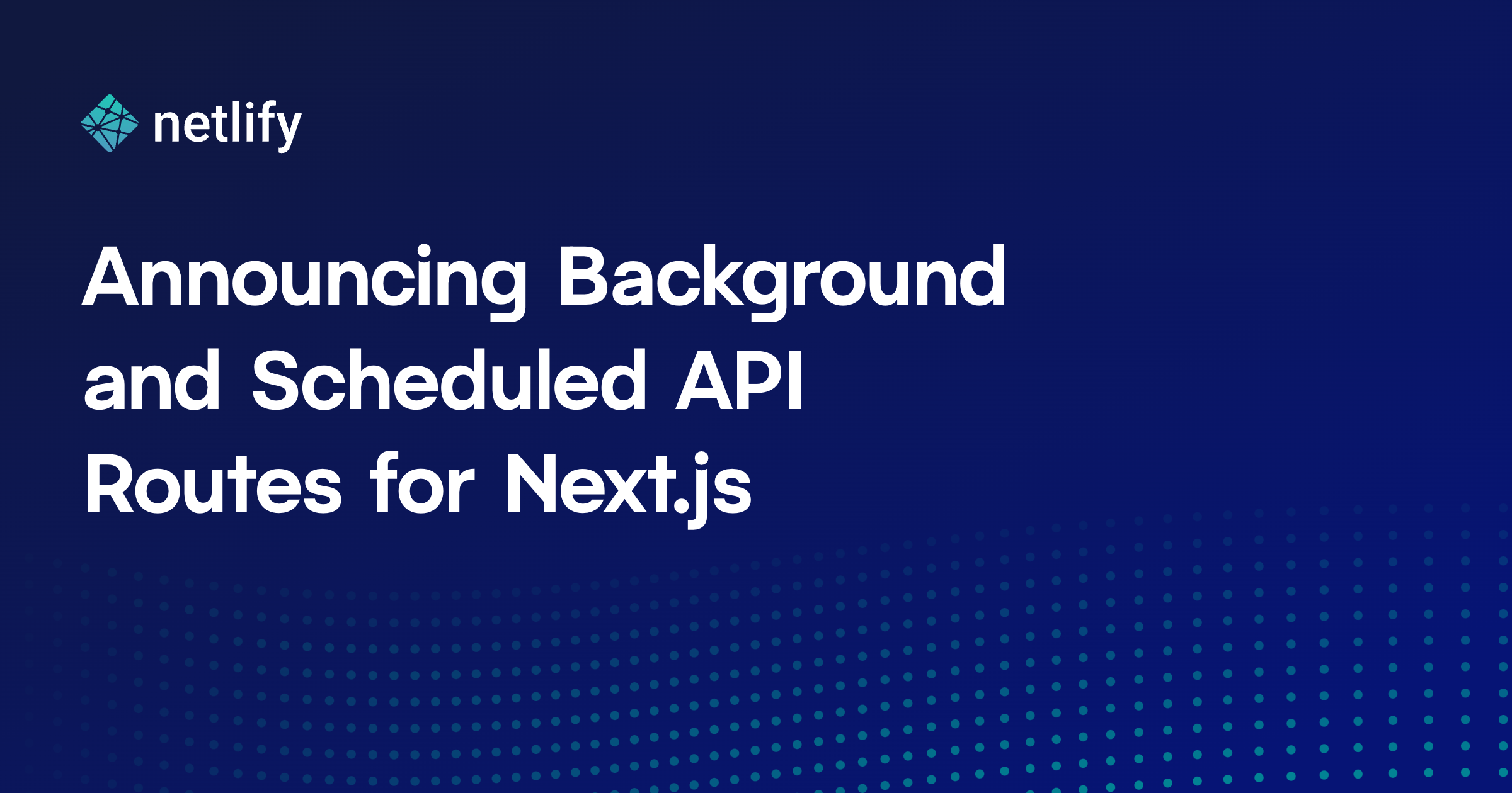 Netlify, Scheduled API Routes và Next.js là một bộ ba tuyệt vời giúp bạn tối ưu hóa trang web của bạn với các đường dẫn API được lên lịch. Hãy xem bức ảnh liên quan để khám phá thêm.