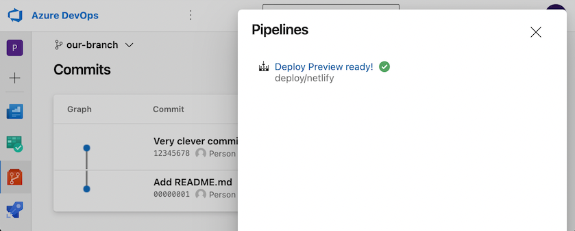The Pipelines panel includes a Deploy Preview link ready for your team to review.