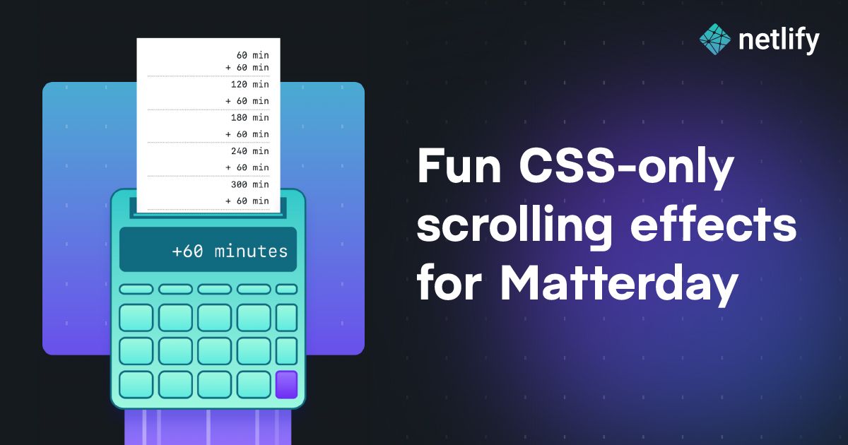 Fun Parallax Scrolling CSS for Matterday