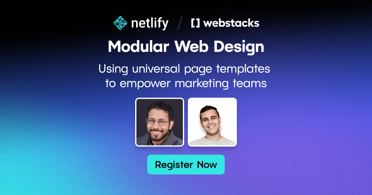 Modular Web Design | Composability Webinar Series