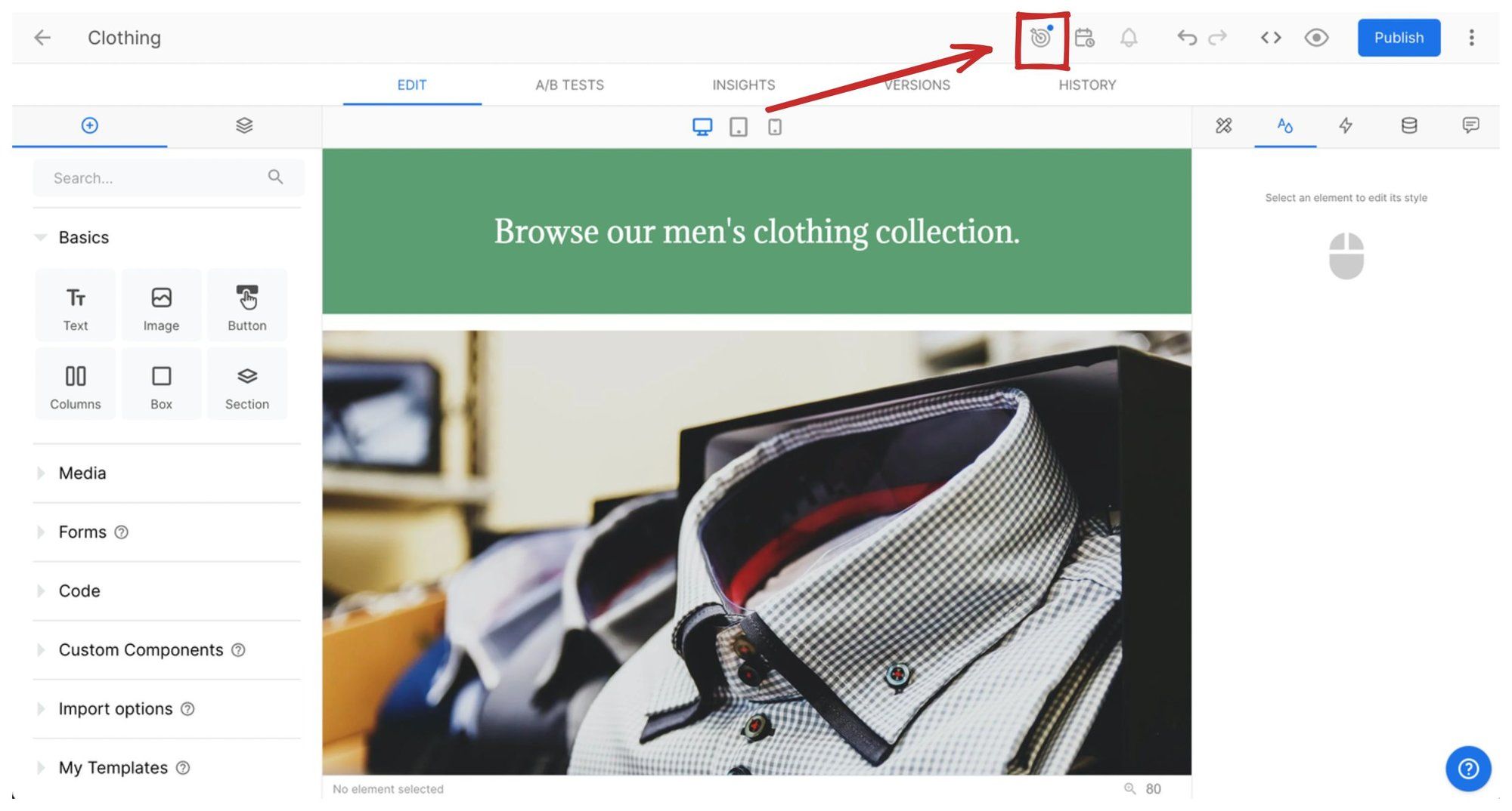 Target specific eCommerce audience with visual editor