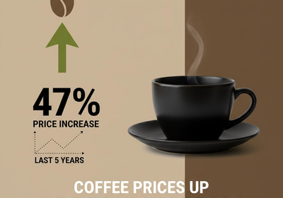 Coffee Prices Up 47% in Five Years: Commodity Inflation Pressures