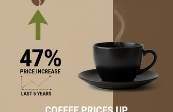 Coffee Prices Up 47% in Five Years: Commodity Inflation Pressures