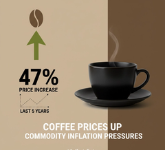 Coffee Prices Up 47% in Five Years: Commodity Inflation Pressures