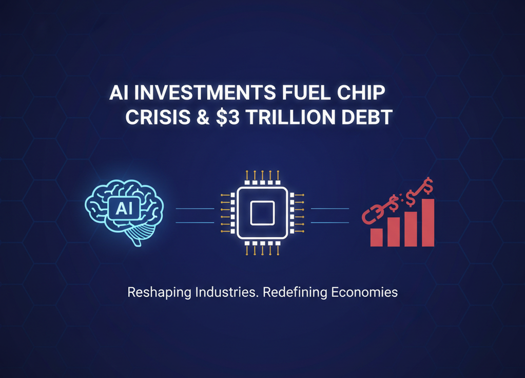AI Investments Fuel Chip Crisis and $3 Trillion Debt Surge