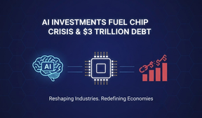 AI Investments Fuel Chip Crisis and $3 Trillion Debt Surge