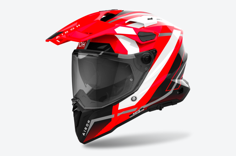 Airoh Helmet - COMMANDER Full Carbon Gloss, off road