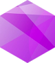 Hexagon color icon v 1
