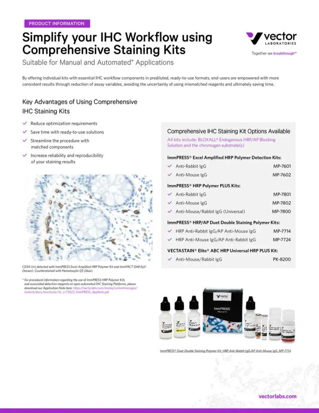 Comprehensive Staining Kits to Simplify your IHC Workflow