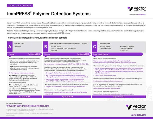 Troubleshooting Guide for Polymer Kits