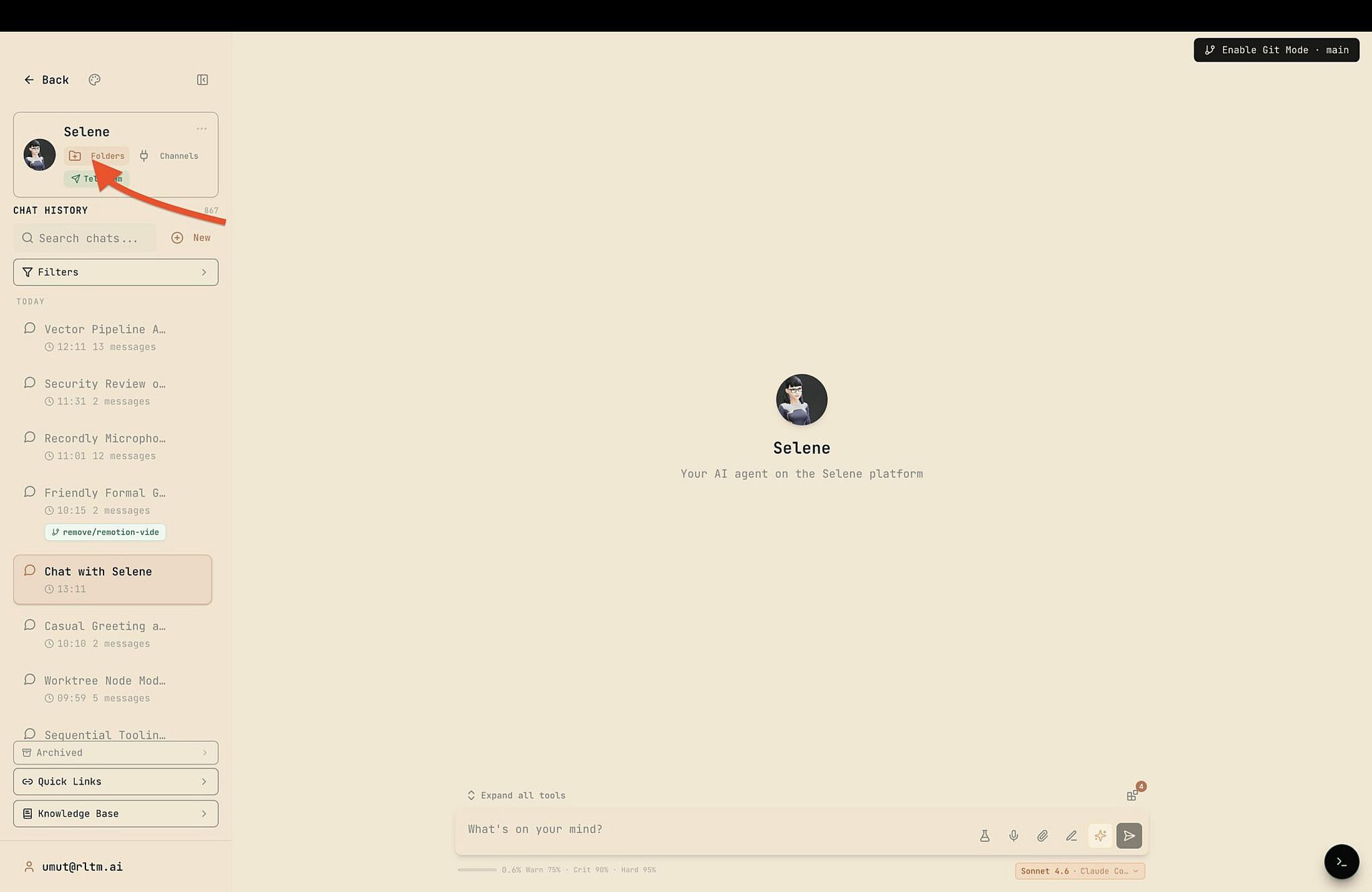 Selene Fun settings — auto-speak and 3D avatar toggles