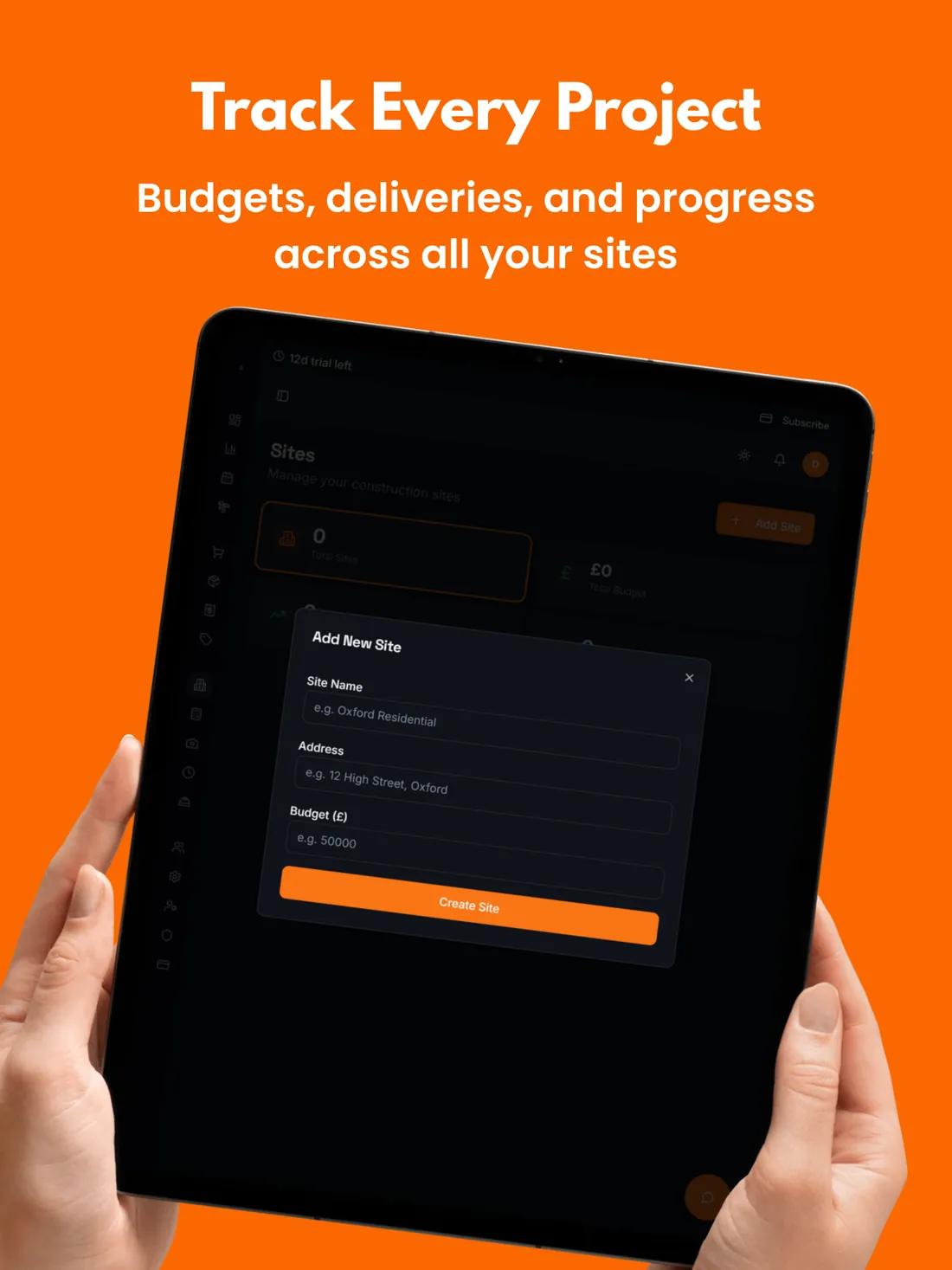 Build Hive on tablet — project sites