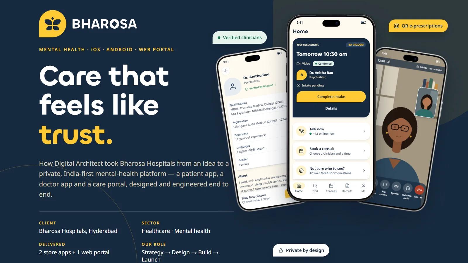 Bharosa: A Mental-Health Platform and Its Launch Campaign