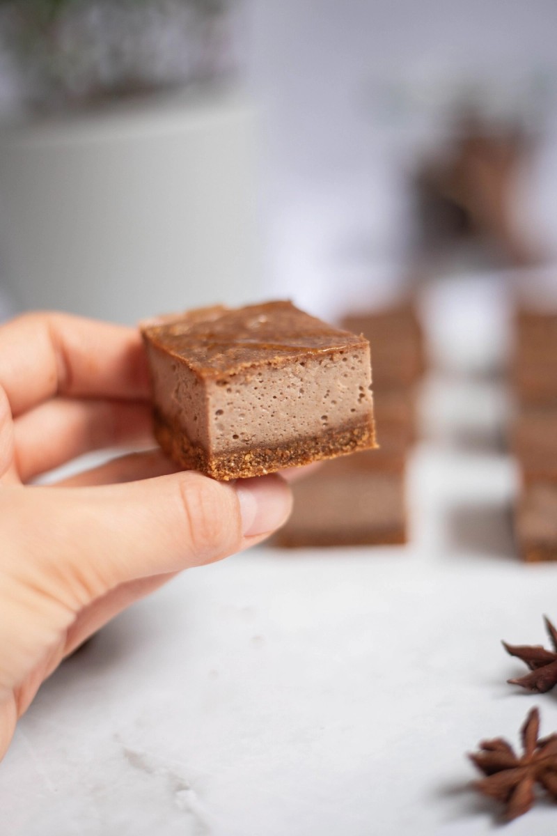 Chai spice cheesecake