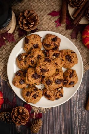 Piškoti z bučnim pirejem