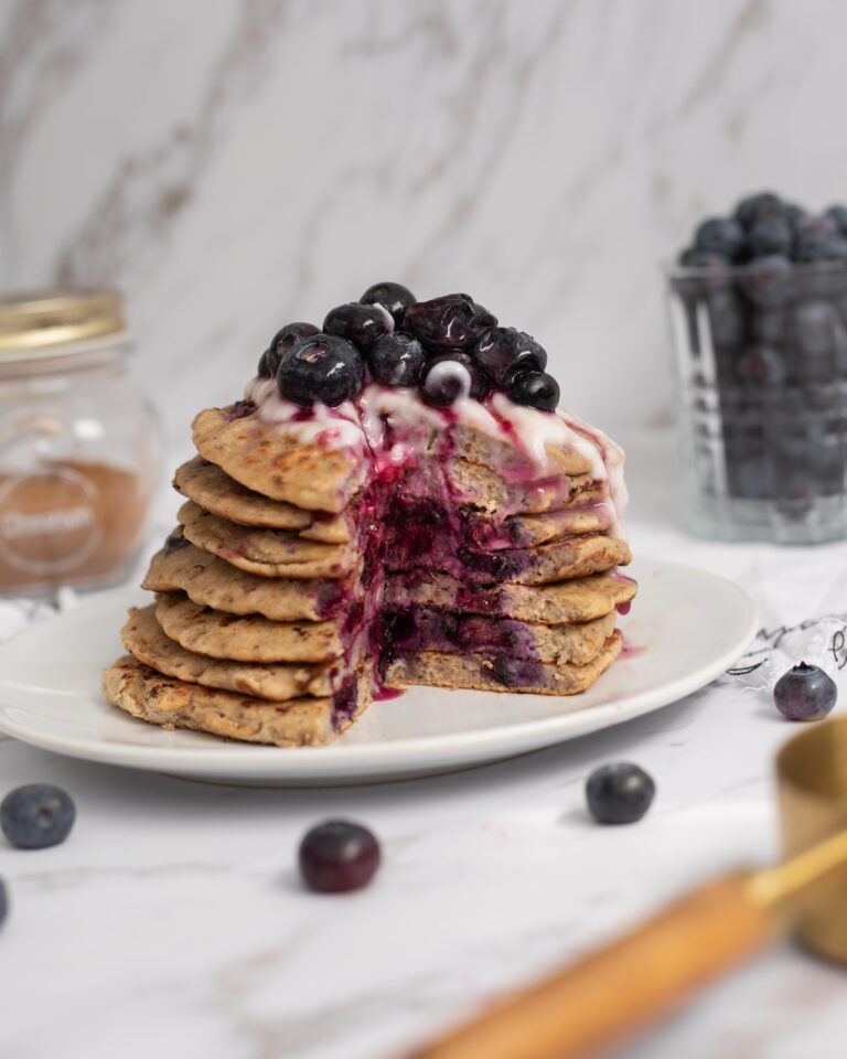 Ameriške palačinke z borovnicami
