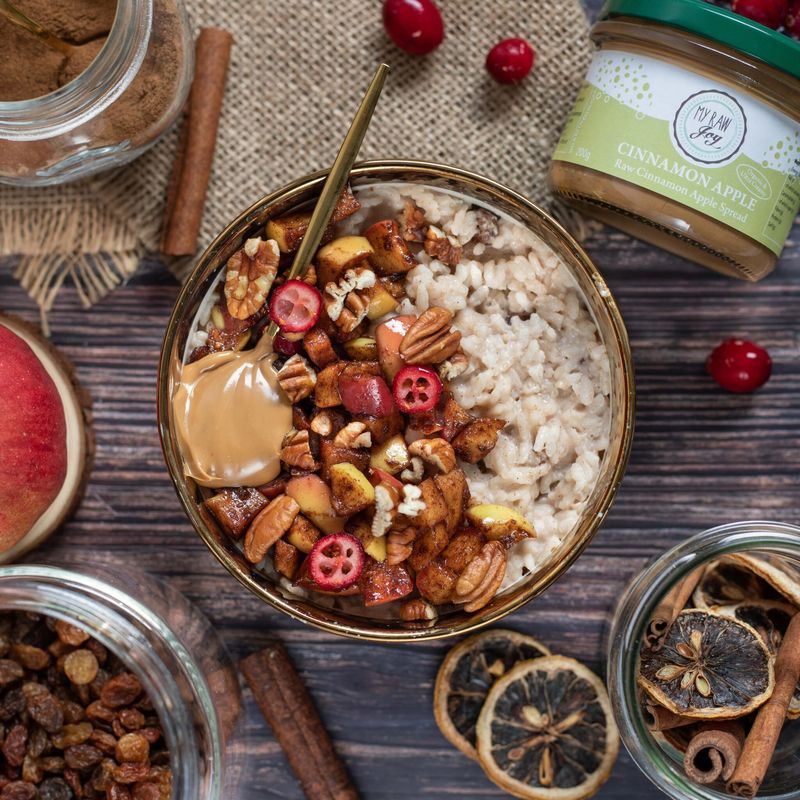 Mlečni riž z jabolki